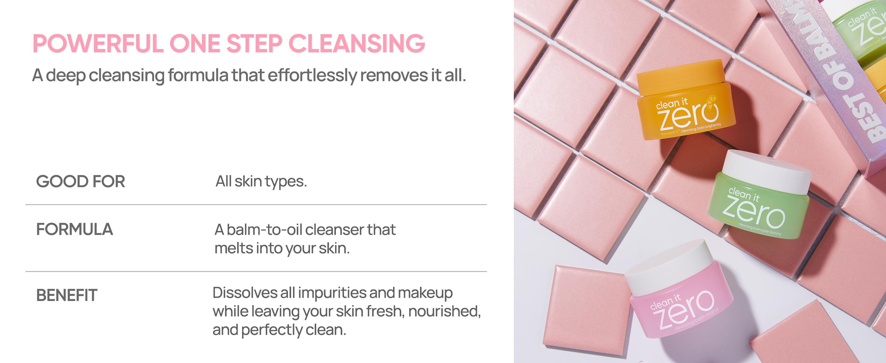 Banila Co Clean it Zero Best of Balms Trio - Cleansing Balm Set - Original, Pore Clarifying, Brightening