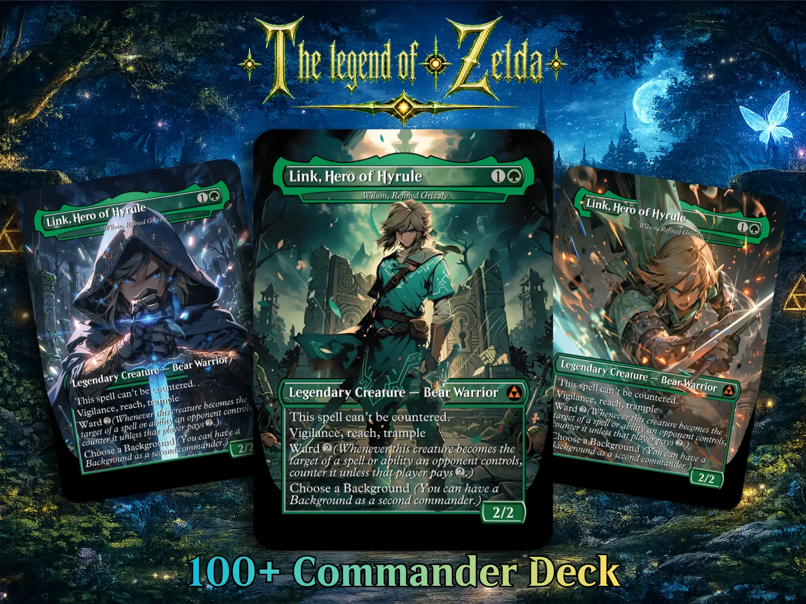 Savior of Hyrule Commander Deck | 116+ Cards