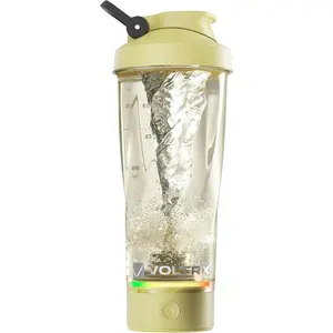 VOLTRX Premium Electric Protein Shaker Bottle, Made with Tritan - BPA Free - 24 oz Vortex Portable Mixer Cup/USB C Rechargeable Shaker Cups for Protein Shakes