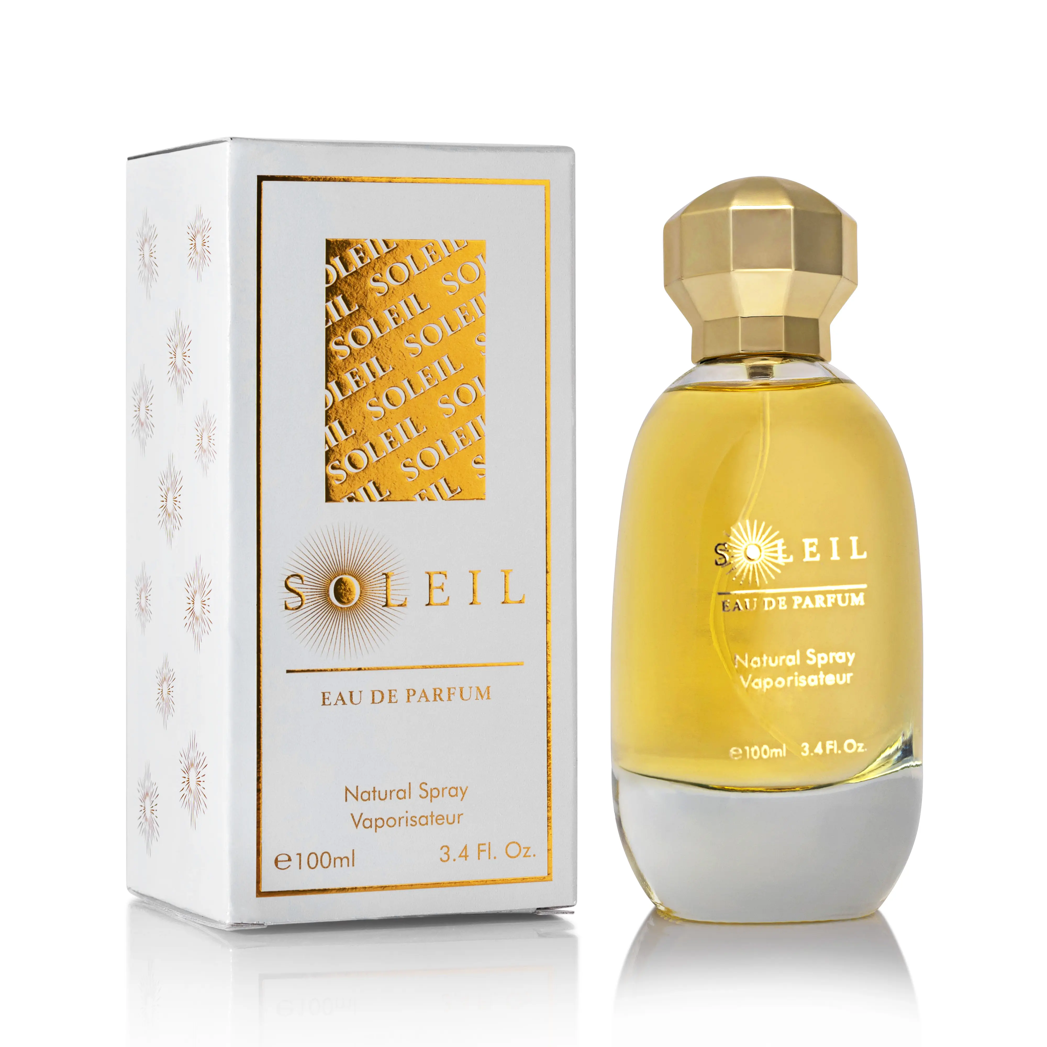 Urban Collection Soleil Women's 100ml Eau De Parfum - Perfumes for Women, Full Size Warm Gourmand Luxury Signature Scent with Pistachio, Salted Caramel, Vanilla, Gift-Ready Box, Regular Edition, Adults-Focused, Ingredient-Compliant, Smelling Good