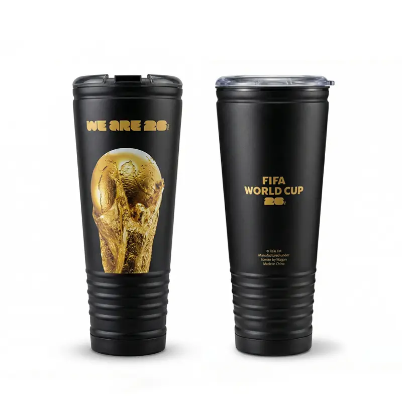 FIFA certified World Cup Black Gold Champions Cup, with built-in