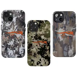 Subalpine Camo Combo Phone Case, Hunting Camo Waterfowl, Phone Cases Phone Cover Hard Case Tough 2-piece Phone Case Compatible with iPhone 13 Pro 17 16 15 14 13 12 promax plus.