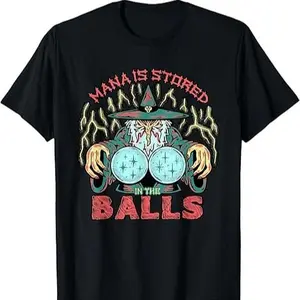 Official Wizardofbarge Wizard Of Barge Mana Is Stored In The Balls Shirt