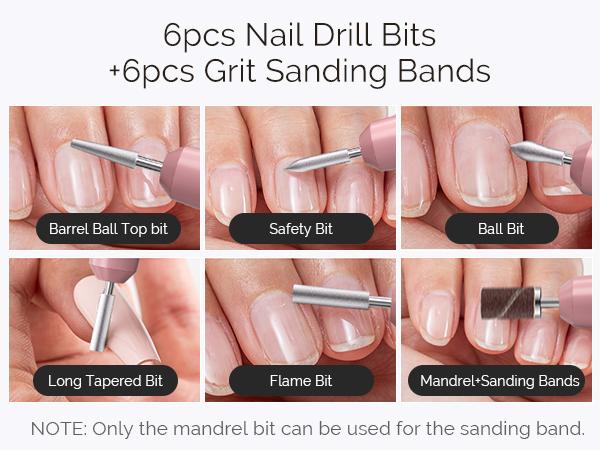 MelodySusie PC90G Rechargeable Nail Drill 20000RPM, Portable Electric Nail File with Sanding Kit for Manicure & Pedicure, Cordless Efiles for Acrylic Nails Lightweight Nail Care Tool for Home & Salon