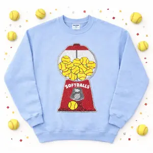 Softball Gumballs Game Day Sequin Sweatshirt