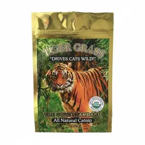 Tiger Grass Organic Catnip 1 oz. Foil Bag Tiger Grass Organic Catnip 1 oz. Foil Bag