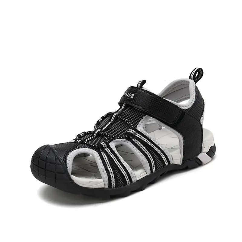 DREAM PAIRS Girls' Comfy Footwear Flat Rubber Sandals - Water-Friendly Upper, Quick-Dry EVA Material, Convenient Hook-And-Loop Strap, Flexible Soft-Soled Toddler Sandals, Comfy Footwear Sandals