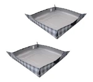 DuraSack Set of 2 Gingham 26x26 Repotting Mats