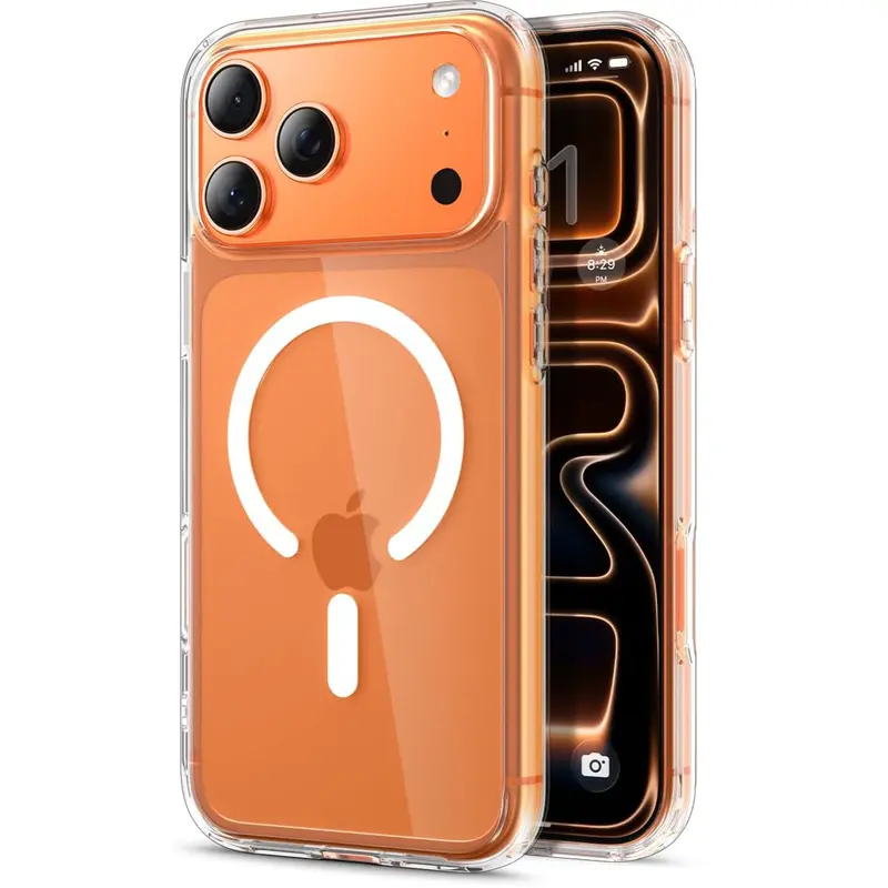 For Apple iPhone 18 17 16 15 14 13 12 / Pro Max / Air / Plus / Pro / Mini Clear Case Slim Cover With MagSafe Transparent Shockproof Protection Protective iPhone case