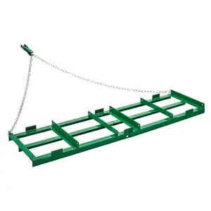 VEVOR Drag Harrow,  , 6 ft Heavy Duty Tow Behind Drag Harrow with Adjustable Bars & 72 in Chain, Driveway Grader Landscape Rake for ATV, UTV, Tractor, Mower Tow Behind Yard Lawn Leveling Tool