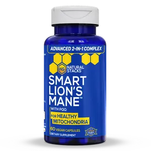 Smart Lion's Mane Supplement with Organic Lion's Mane Mushroom Extract - Dietary Supplement for Cognitive Function, Memory, and Mood