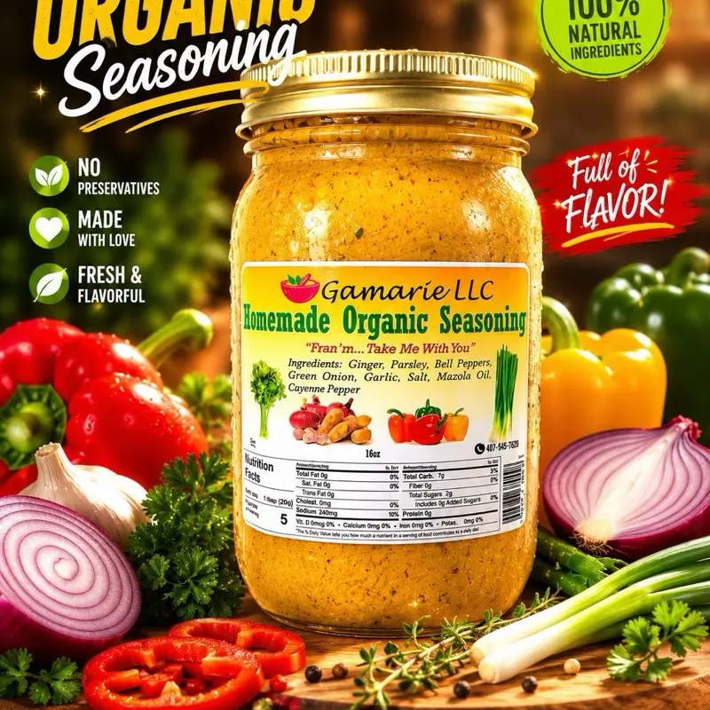 Homemade organic  seasoning Natural