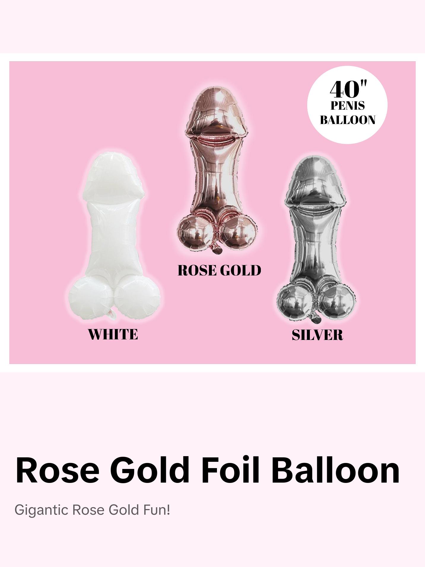 40" Foil Bachelorette Balloon funny party decor