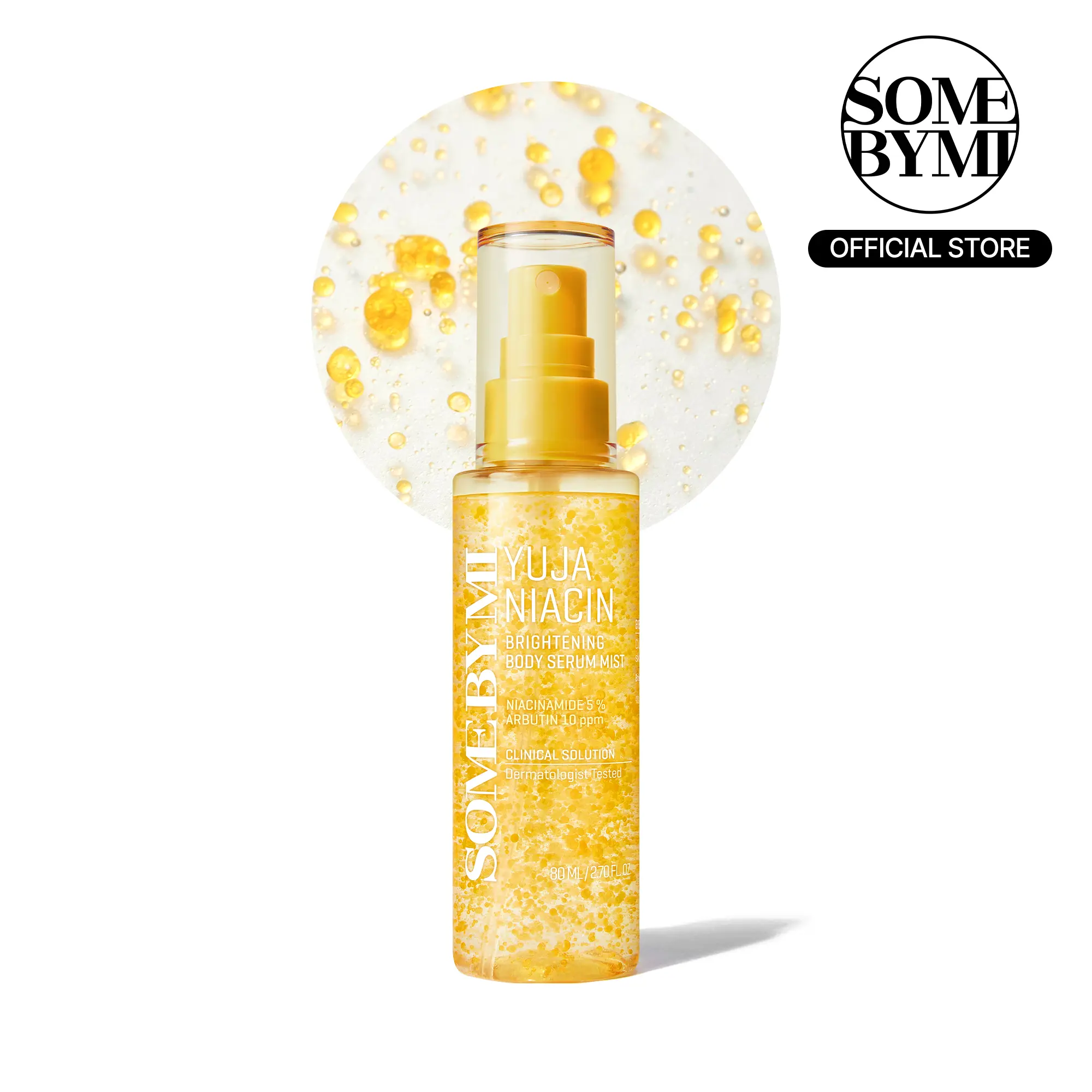 Yuja Niacin Brightening Body Serum Mist 2.7fl oz - Korean Skincare - Vitamin C & Niacinamide Spray for Dull, Uneven Skin Tone