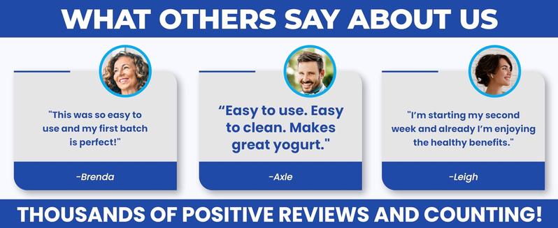 Ultimate Probiotic Yogurt Maker with Adjustable Temperature & Time Control - Create Trillions of Live Probiotics for Better Gut Health - Non-Dairy Friendly, BPA-Free Glass Containers, Lifetime Warranty Ultimate Probiotic Yogurt Maker with Adjustable Temperature & Time Control - Create Trillions of Live Probiotics for Better Gut Health - Non-Dairy Friendly, BPA-Free Glass Containers, Lifetime Warranty