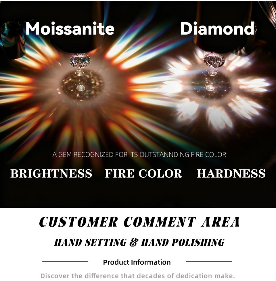 CICI GEMS 1.3CT Moissanite Ring Lucky Clover for Women D VVS1 18K Gold Plated Lab-Created Hypoallergenic  Promiserings Engagement Anniversary Gift Fine Jewelry R021