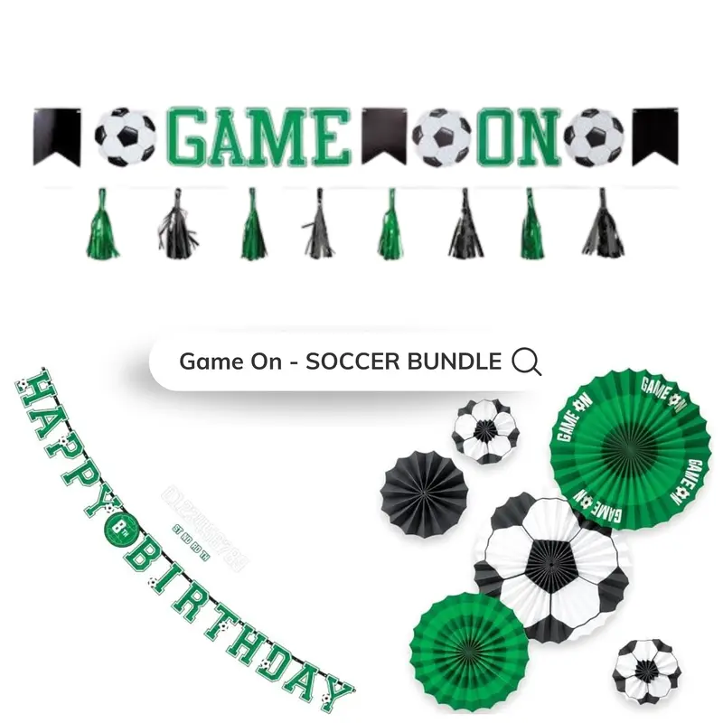 Deluxe Soccer “Game On” Party Bundle