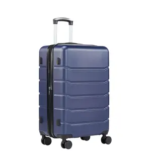 Sweet Furniture F Expandable Luggage, Lightweight Suitcase with Spinner Wheels, TSA Lock, Telescopic Handle and ABS Durable Material