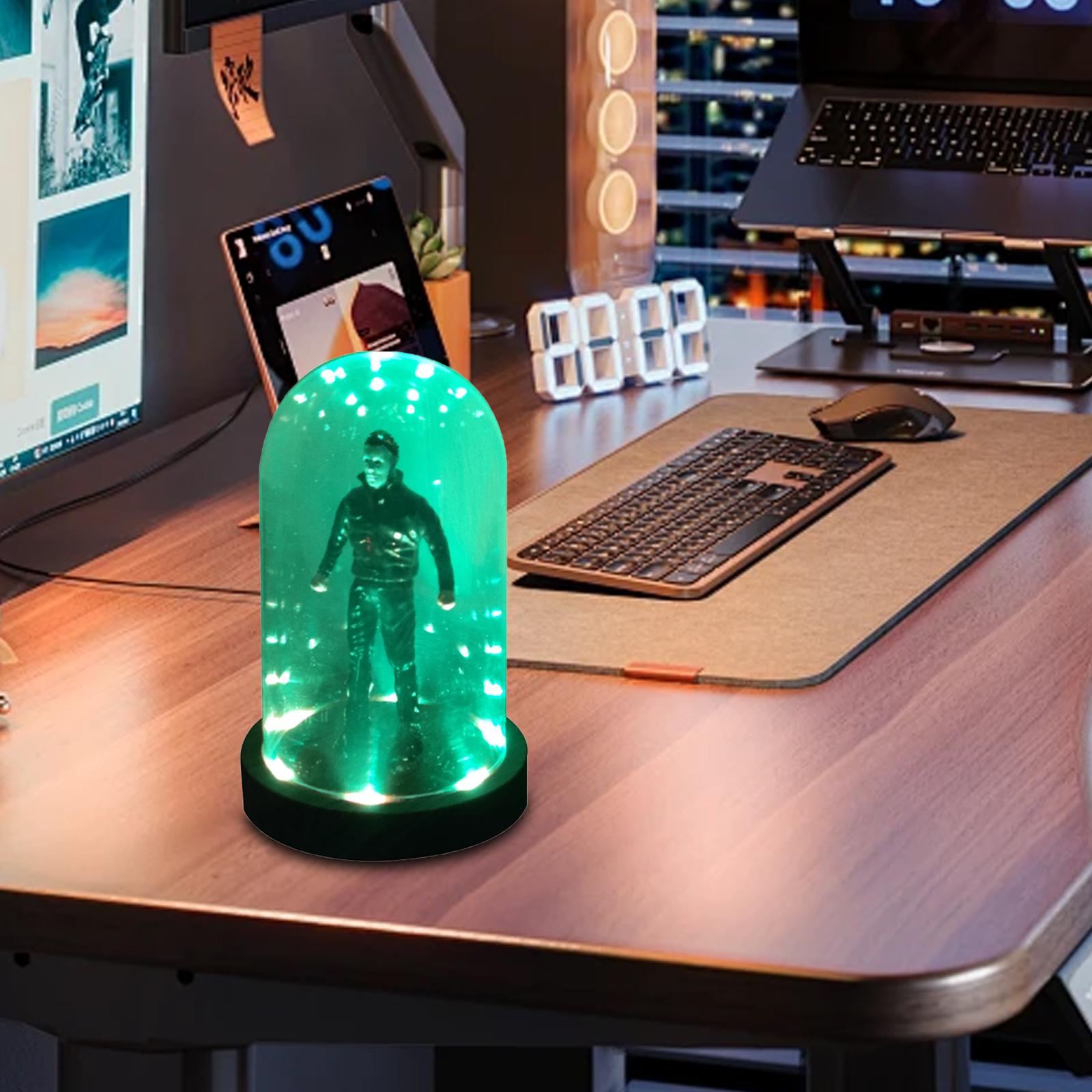 Horror Movie Collection Lamp, Home Decoration Table Lamp, Holiday Ambience Desktop Ornament, Halloween Unique Gift and Decoration.