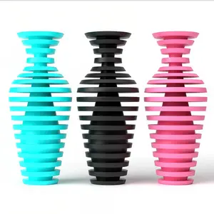 Room home decor optical illusion creative vase—elegant and grand, minimalist and stylish, practical and versatile; suitable for decorating bedrooms, living rooms, and other spaces; ideal for Easter, Mother’s Day, and other holidays.