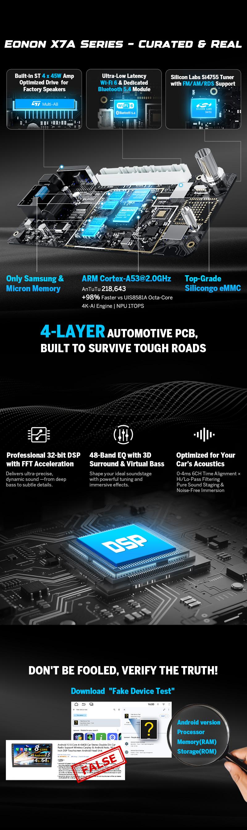 EONON Car Stereo for Ford F150 2009-2014, Wireless CarPlay & Android Auto Car Radio Touch screen, 9" Android 14 Car head unit, Steering wheel controls, Sub, Bluetooth, GPS Navigation, Backup camera, Jumpstart Sale - FDF1X7