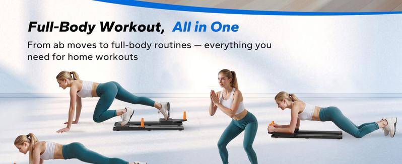 Merach Multi-functional Adjustable Ab Exercise Board, Split Ab Slide Roller Board, Home Pilates Reformer with Knee Mat for Home Gym Core & Ab Strength Training, Abdominal Crunch Machine, TikTokShopBlackFriday Merach Multi-functional Adjustable Ab Exercise Board, Split Ab Slide Roller Board, Home Pilates Reformer with Knee Mat for Home Gym Core & Ab Strength Training, Abdominal Crunch Machine, TikTokShopBlackFriday