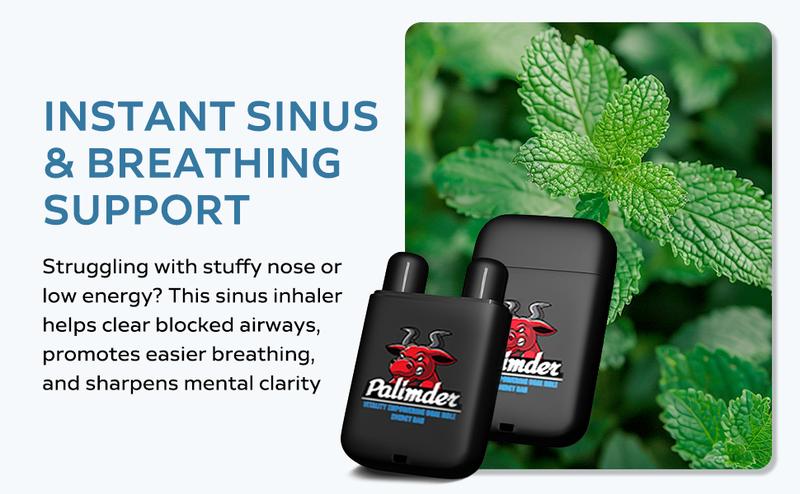 【TikTokShopBlackFriday】Vitality Empowering Dual Hole Energy Bar - Peppermint Aromatherapy Inhaler for Energy Focus Portable Essential Oil Nasal Sticks for Stress Relief Mental Clarity Non-Medical 1 Pack