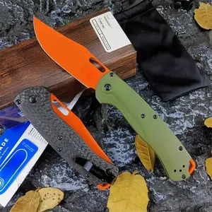 BM 15535 Taggedout Pocket Pocket knife G10 Handle S35V Blade Outdoor Tactical Hunting Camping Hiking  EDC folding knife