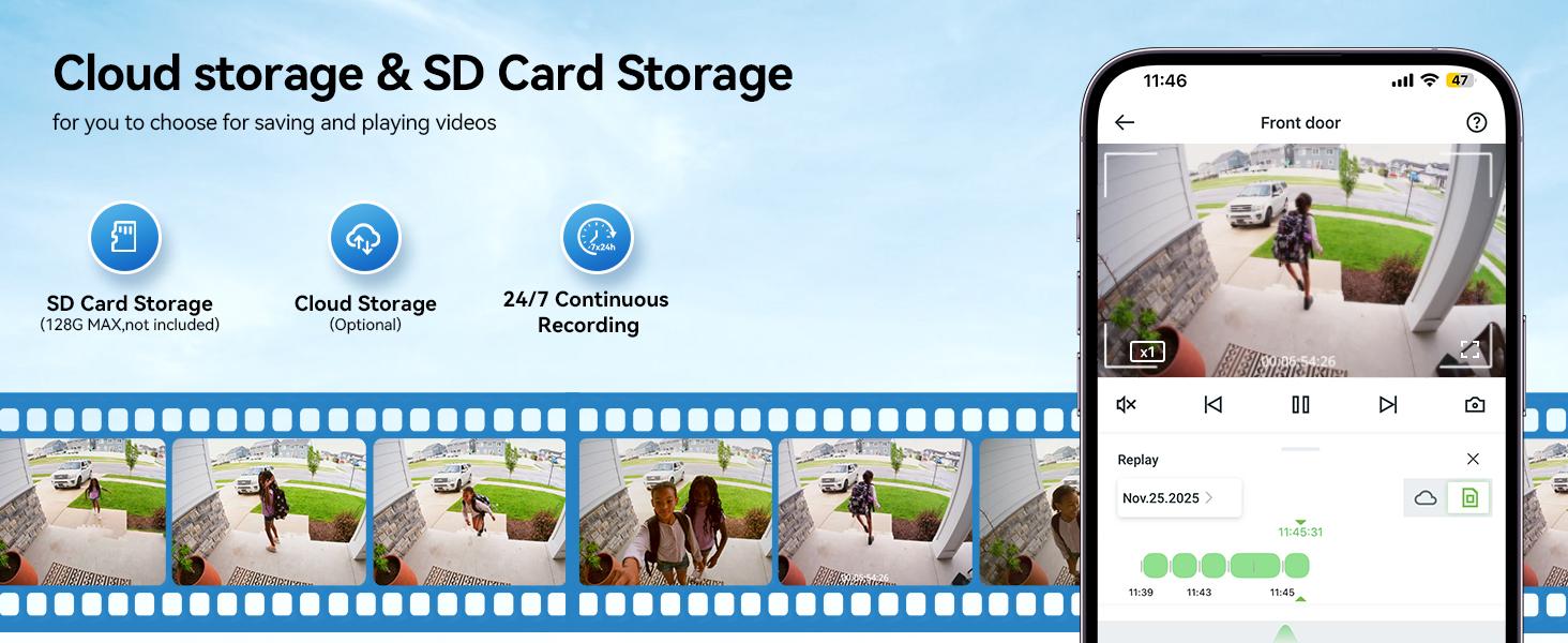 4MP Window Camera with Full-Color Night Vision, 4mm Blacklight Lens, AI Motion Detection, Two-Way Audio, Dual-Band WiFi