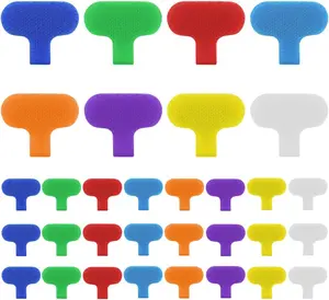 32 Pieces Multi-Color Electronic Cable Identification Tags Write on Cord Labels for Computers Cable Management Writable Wire Tags for Electronics Self-Adhesive Nylon Wrap-It Cable Label (8 Colors) yuntop