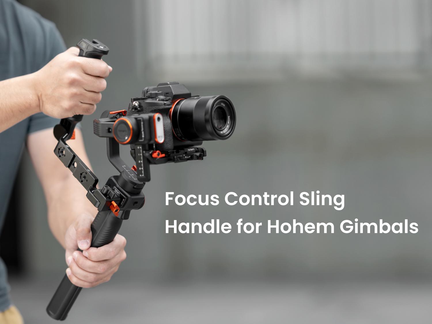hohem Adjustable Sling Handgrip for hohem iSteady MT2, M6 Gimbal, Gimbal Sling Handle with Built-in Wrench, Multiple Threaded Holes, hohem Briefcase Handle for Low Angle Shooting Aluminum Handgrip for Camera Gimbal