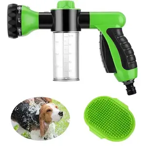 Pet Dog Wash Bath Water Sprayer Scrubber Tool Dog Cleaning Comb Spray Foamer Wash Pet Bath Shower Massage Dog Cleaning & Bathing