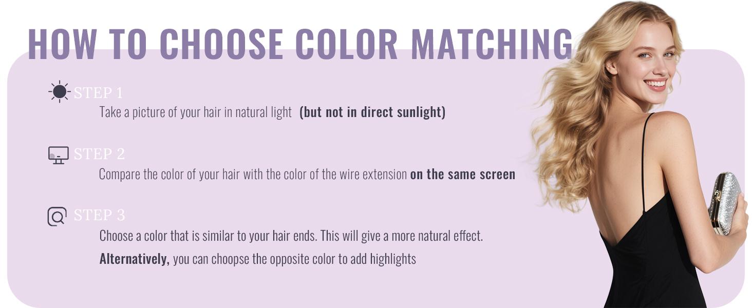 Full Shine Wire Weft Hair Extensions Human Hair Invisible Fishing Wire Adjustable