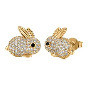 Cubic ZirconiaEarrings in Goldtone