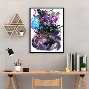 Villains of My Hero Academia Poster, UA Academy Manga Wall Art, Heroes' Dark Foes, Home Decor, Gift for Fans_Poster