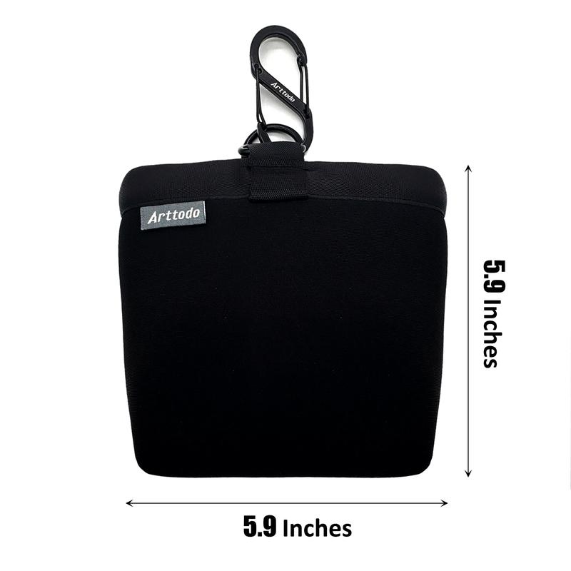 Arttodo Golf Club and Ball Cleaning Bag, Golf Club Washer with Water, Waterproof Cleaner Pouch, Clean Club Grooves, Scrub Cleaner, Golf Accessories