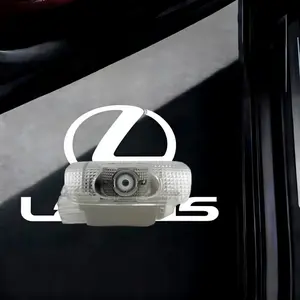 2pcs for Lexus Never Fade Door Lights Logo Projector Car Courtesy Welcome 3D Shadow Light Compatible with LS2006-2024,ES2007-2024,IS2006-2024,LX2007-2024,RX2007-2024,GS2012-2024,GX2010-2024,RC2014-2024，LC2016-2025 (TECH Shadow).Door Light Projector