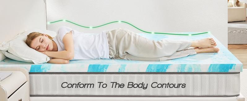 Mattress Topper Full Gel Memory Foam Mattress Topper