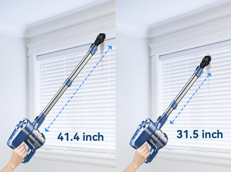 N3S Cordless Vacuum, Electric Floor Sweeper, Lightweight Powerful Suction Stick Canister Vacuum For Home Hardwood Floor Pet Hair Carpet Household