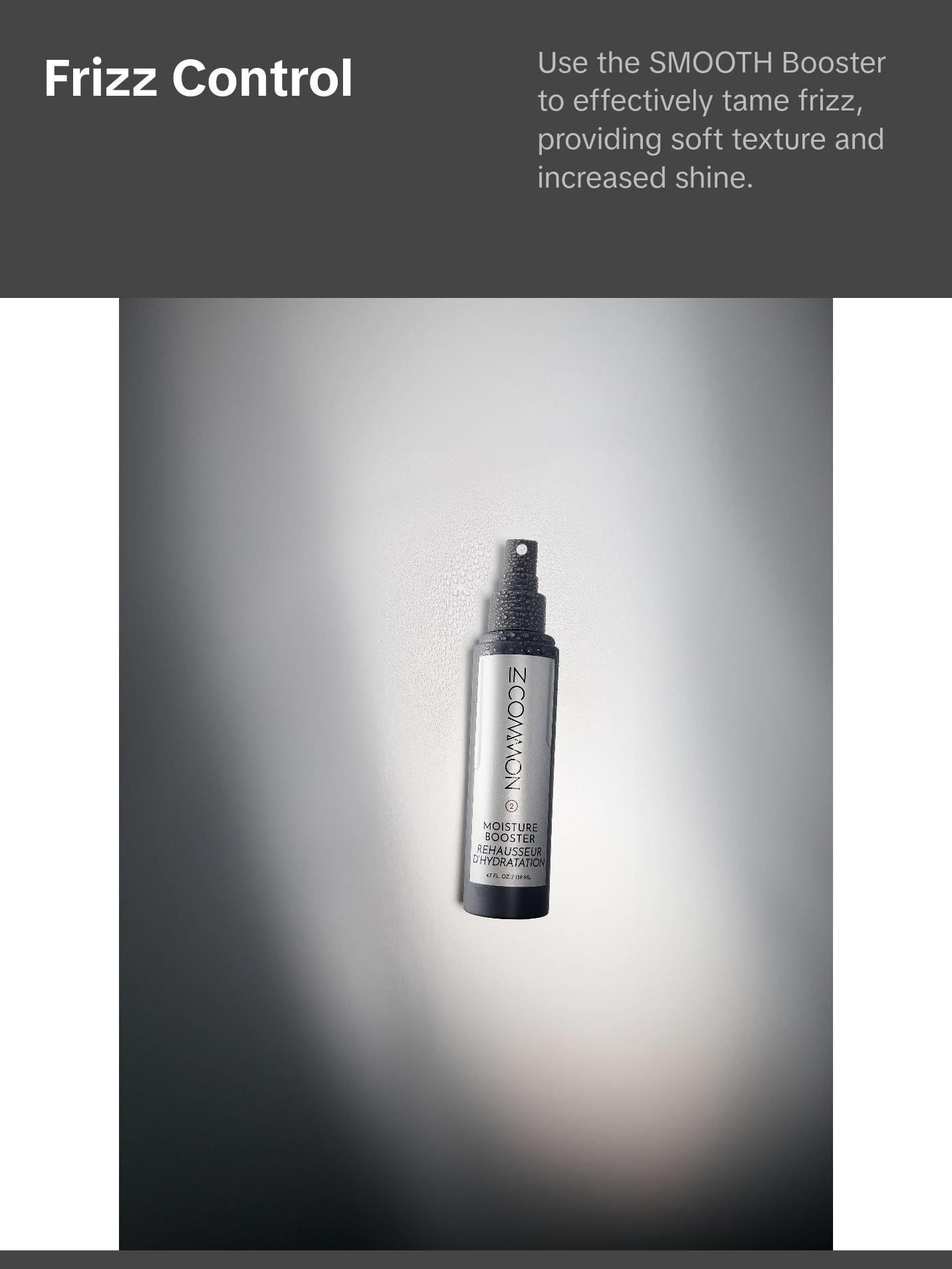 IN COMMON Booster Trio – Moisture, Smooth & Strength Hair Boosters | With Keratin, Plant Oils & Proteins | Hydrates, Smooths, Adds Shine, Strengthens, Reduces Frizz & Improves Manageability – Vegan, Alcohol & Sulfate Free