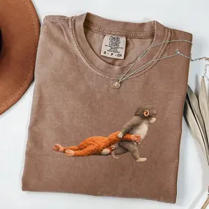 Comfort Colors® Monkey Punch Shirt, Trend Meme Graphic Viral Baby Monkey Holding Plush Toy, Animal Lover Gift, Cute Cozy Shirt trending top