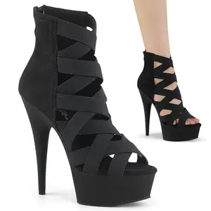Pleaser Delight-600-24 Women's High Heel Sandals with Platform Sole