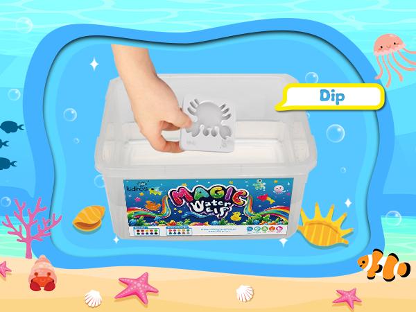 Kiditos Magic Water Elf Toy Kit with Magic Gels & Molds – Squishy Maker, Sensory Toys, Summer DIY Water Pets, STEM Crafts, Family-Friendly Imaginative Play, Birthday Gifts & Party Favors for Kids Ages 3+