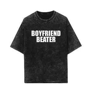 Boyfriend Beater T-Shirt – Dark Humor Tee – Bold Edgy Shirt – Sarcastic Anti-Love Quote