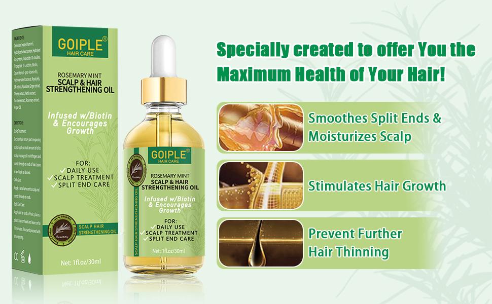 Rosemary Oil for Hair Growth & Dandruff Comb - Stainless Steel Fine Tooth Comb for Split Ends, Dry Scalp & All Hair Types Flakes Boost Shine Rosemary Oil for Hair Growth & Dandruff Comb - Stainless Steel Fine Tooth Comb for Split Ends, Dry Scalp & All Hair Types Flakes Boost Shine