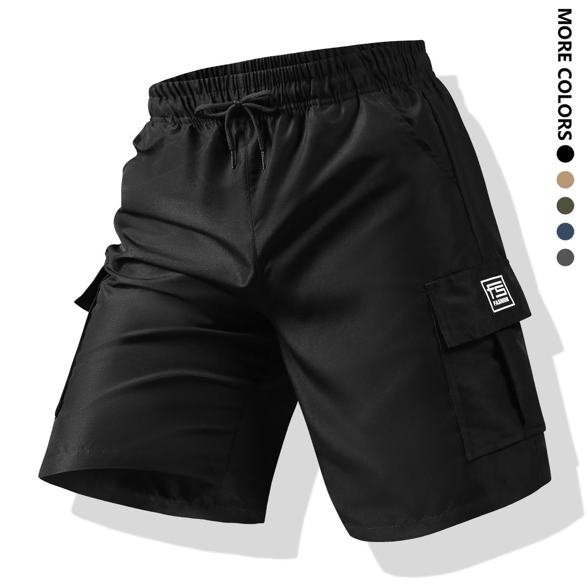 Men's Workout Shorts with Multi Pockets - Set of 5 - Perfect for Outdoor Sports, Running & Training - Gym Use