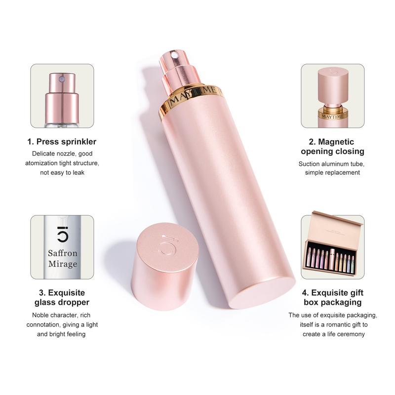 Maytime L’Atelier des Senteurs Perfume Discovery Gift Set (10×10ml) – Luxury Eau De Parfum Collection | Floral, Woody, Fruity & Oriental Scents | Perfect for Gifting & Special Occasions