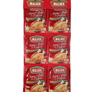 Tira de 12 units of sopa malher pollo con fideos 27gr. C/u Tira de 12 units of sopa malher pollo con fideos 27gr. C/u