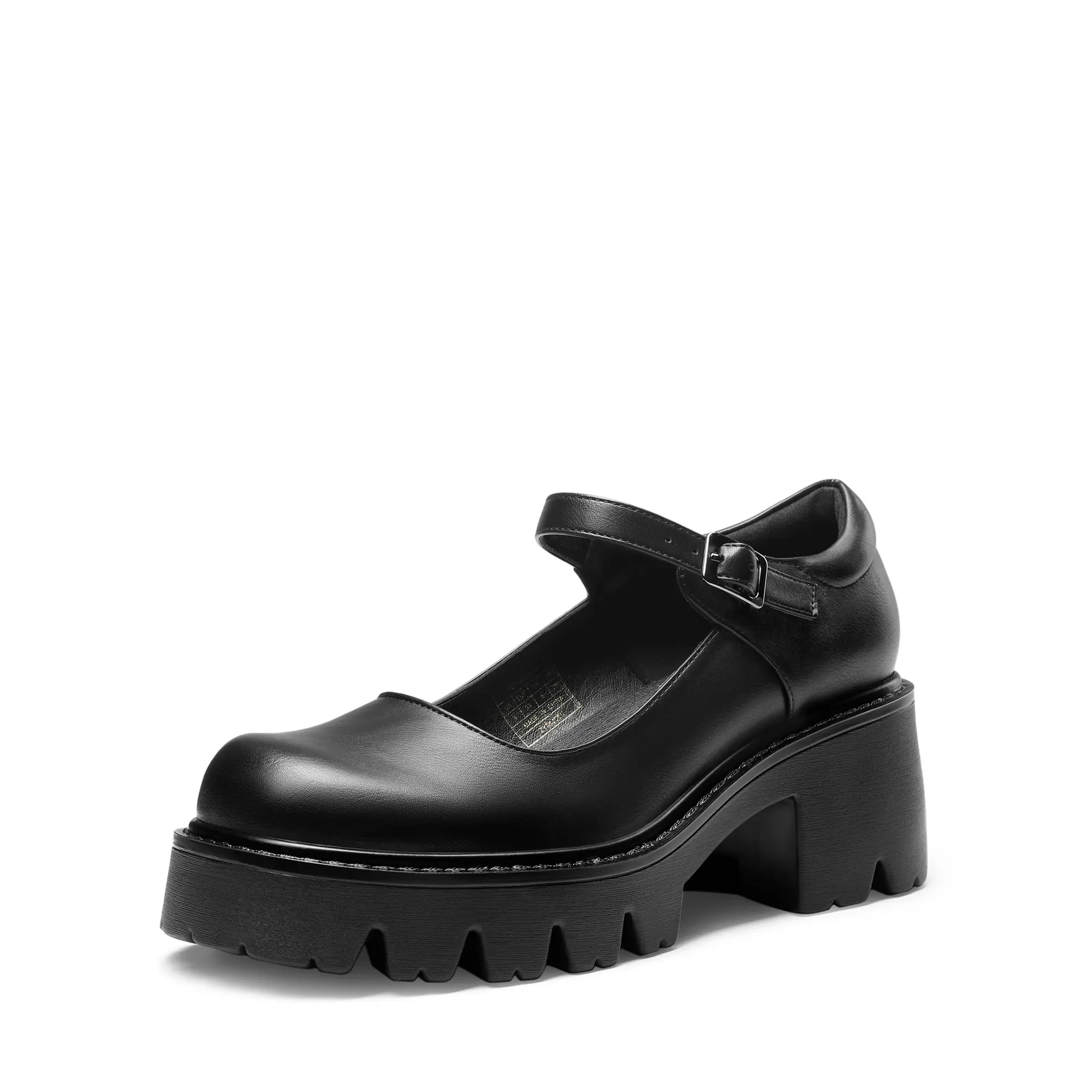 DREAM PAIRS Women's Cute Mary Janes Platform Dress Shoes - Low Block Heel, Chunky, Round Toe, Ankle Buckle Strap Oxfords (Esther Style, for Women's Dresses), Women's Shoes, Comfortable Heels
