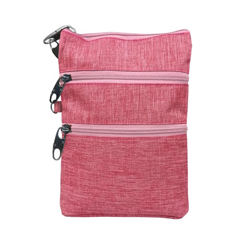 Nupouch Anti-theft 3 Zipper Crossbody